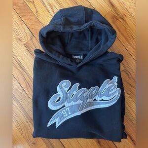 Staple Black and Gray Hoodie Sweater for Men